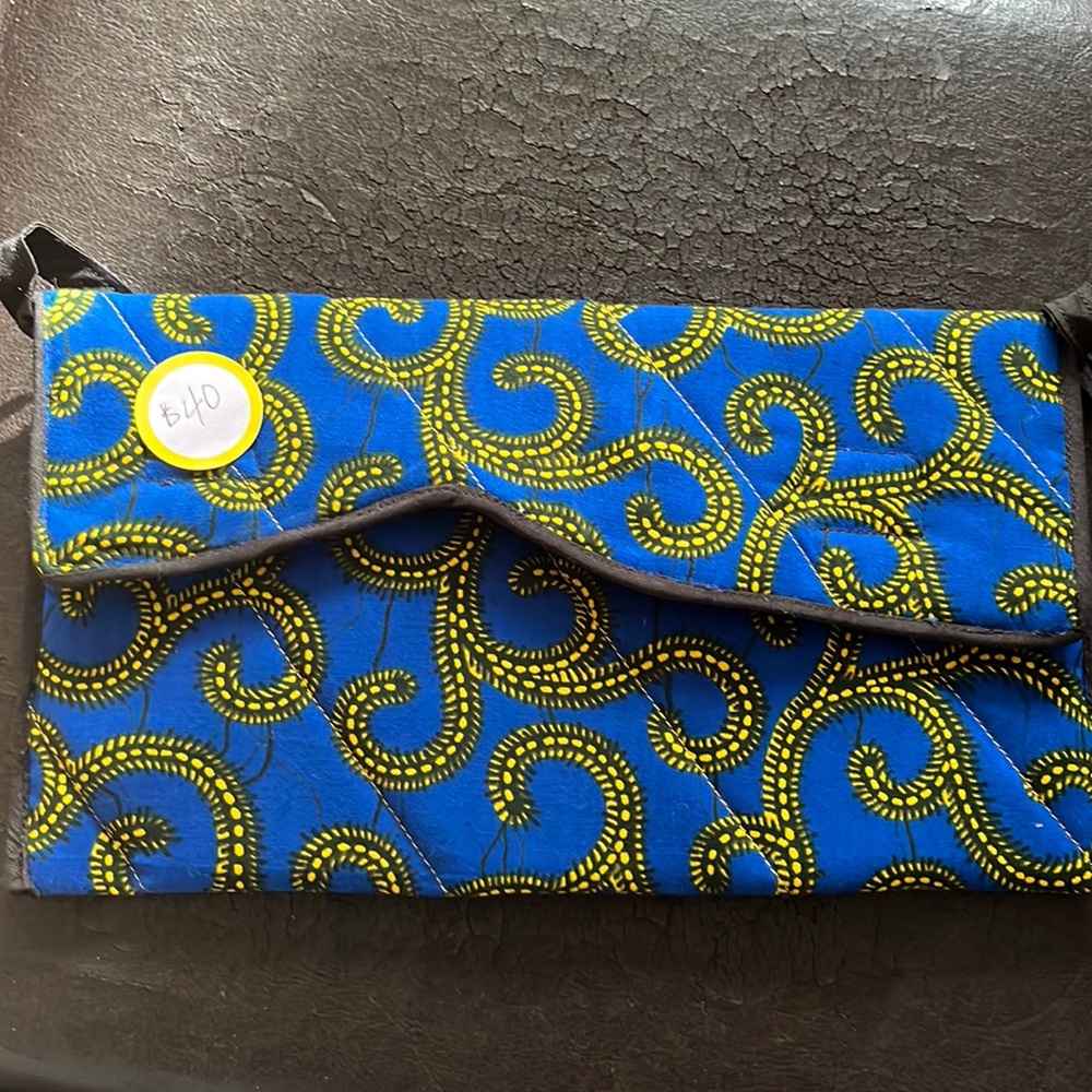 Royal Blue Cloth Purse